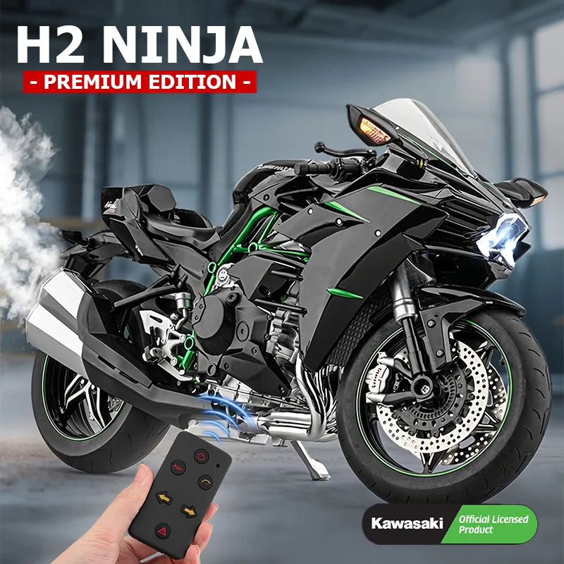 Kawasaki H2 Premium Humo Escala Licencia 1-6