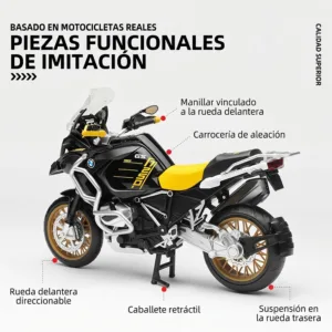 Moto BMW R1250GS 1-12 Scale Detalles
