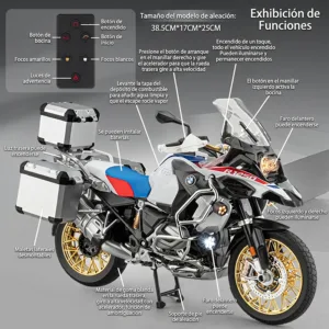Moto Escala BMW R1250 Premium 1a6 Funciones