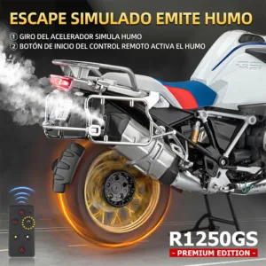 Moto Escala BMW R1250GS Premium 1-6 Escape Humo