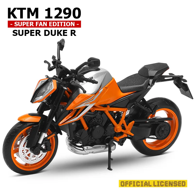 Moto KTM 1290 Super Duke R 1-12 Scale Orange