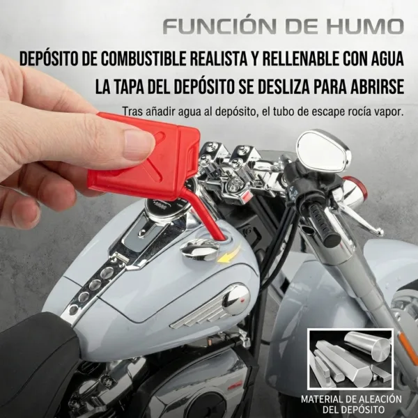 Miniature Harley Davidson Fat Boy Premium scale 1_6 Smoke