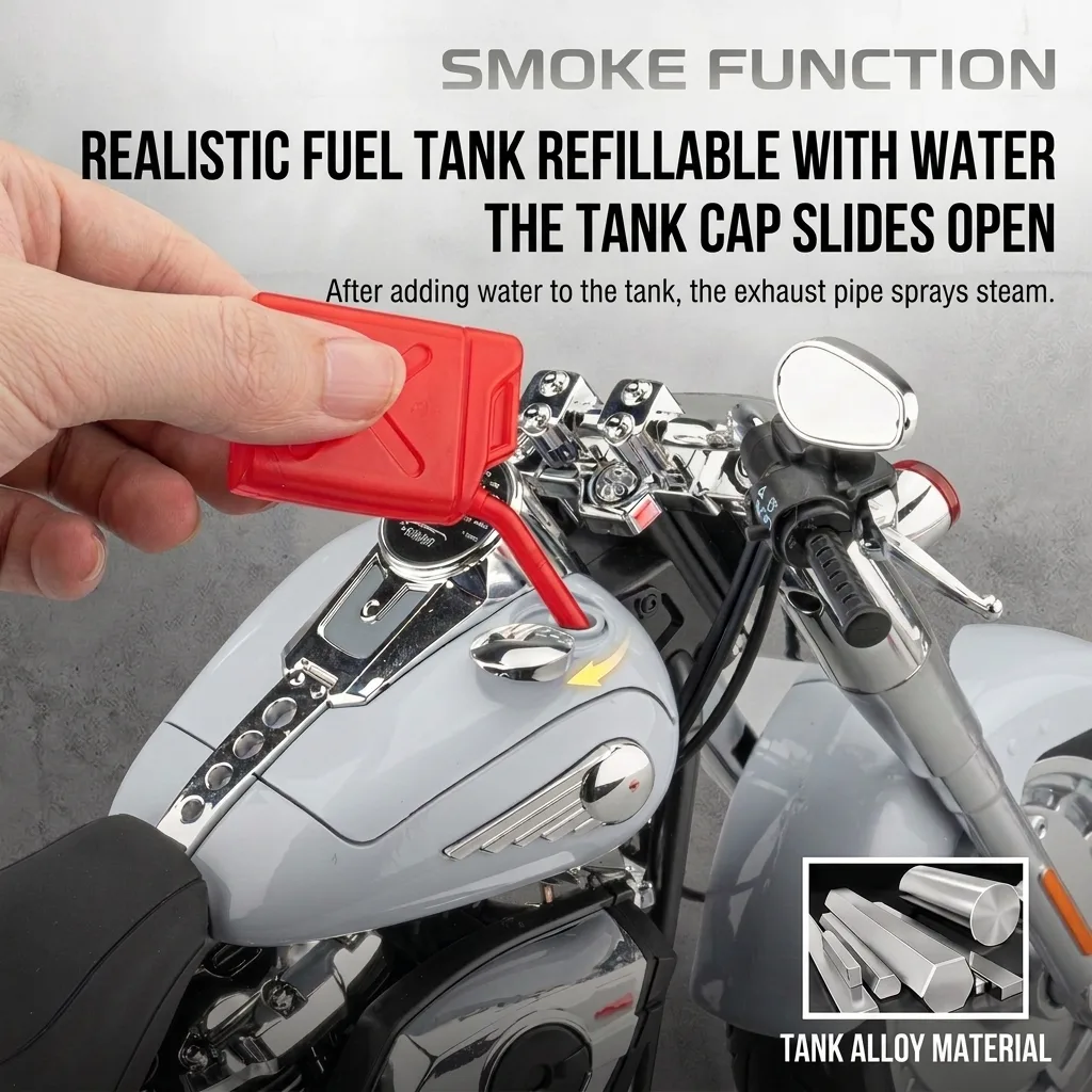 Miniature Harley Davidson Fat Boy Premium scale 1_6 Smoke (EN)