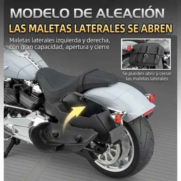 MoScale Harley Davidson Fat Boy Premium 1_6 Alforjas