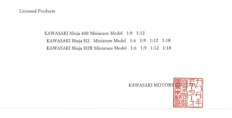 Moscale Kawasaki License