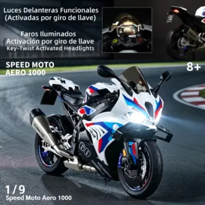 Moto a escala BMW M1000RR Aero Blanca