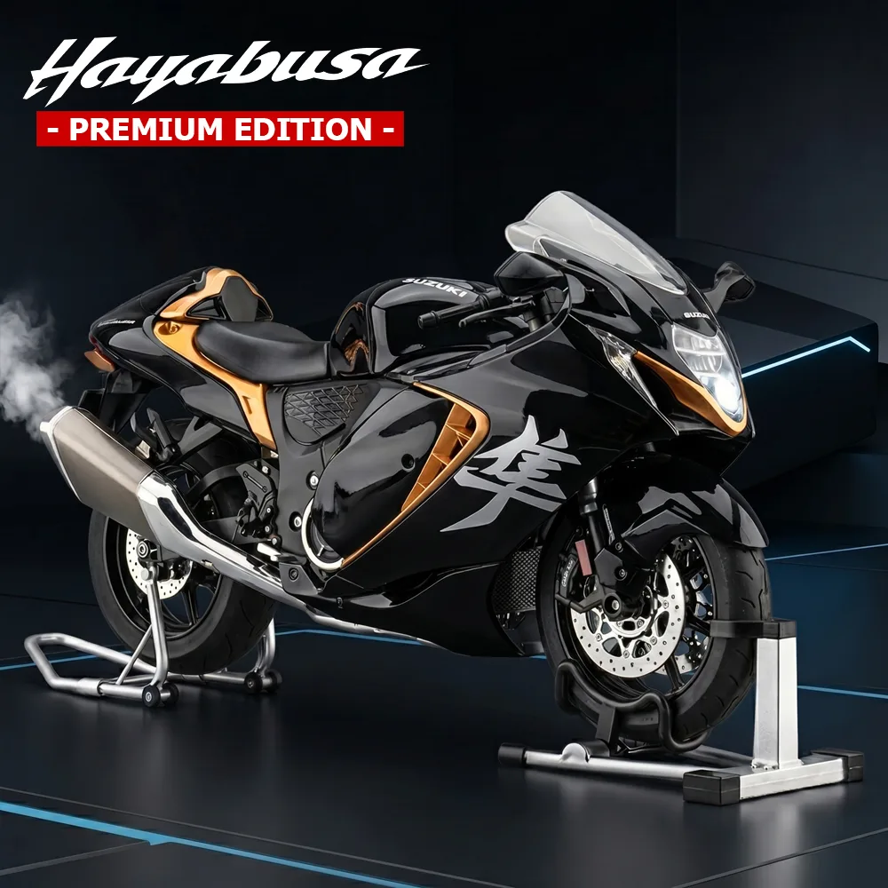 Motorbike Scale SUZUKI Hayabusa Premium 1-6 Smoke Effect