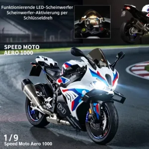 Scale Morcycle BMW M1000RR Aero White (DE1)