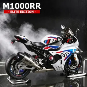 Scale Morcycle BMW M1000RR Aero White Main