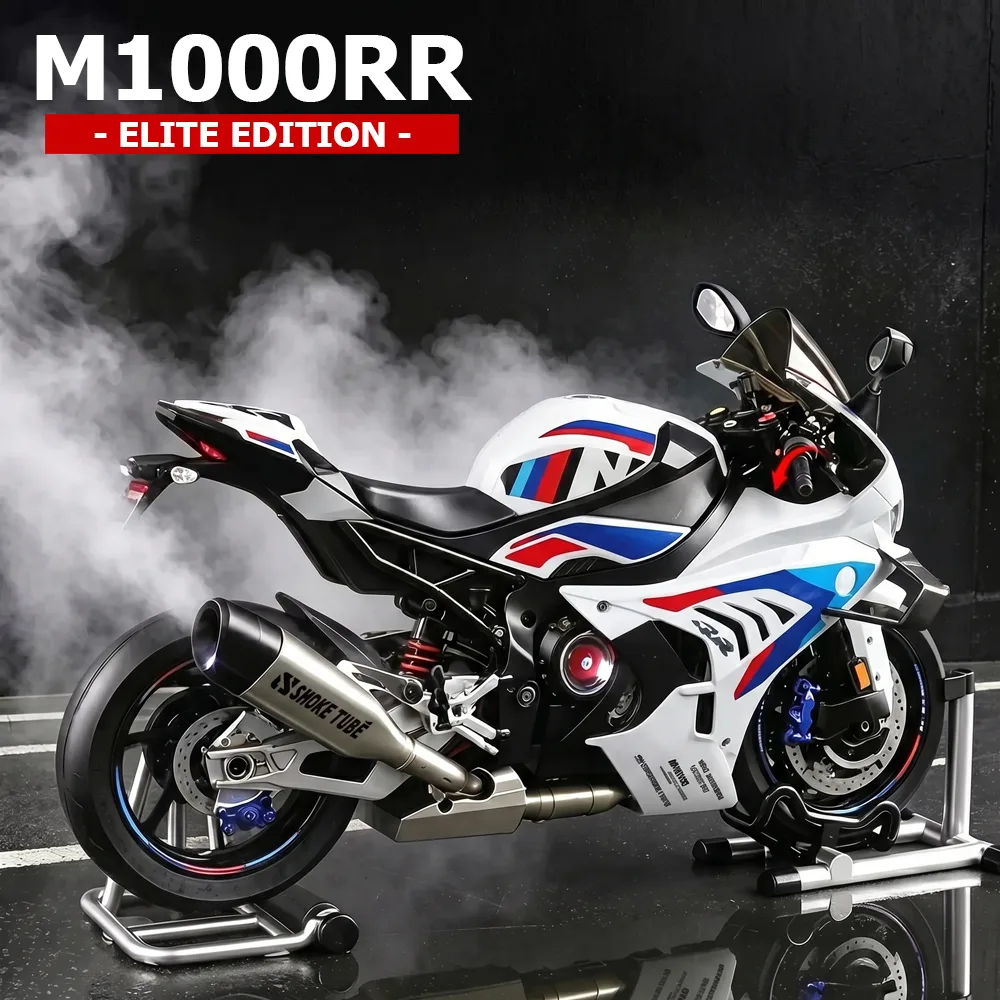 Scale Morcycle BMW M1000RR Aero White Main