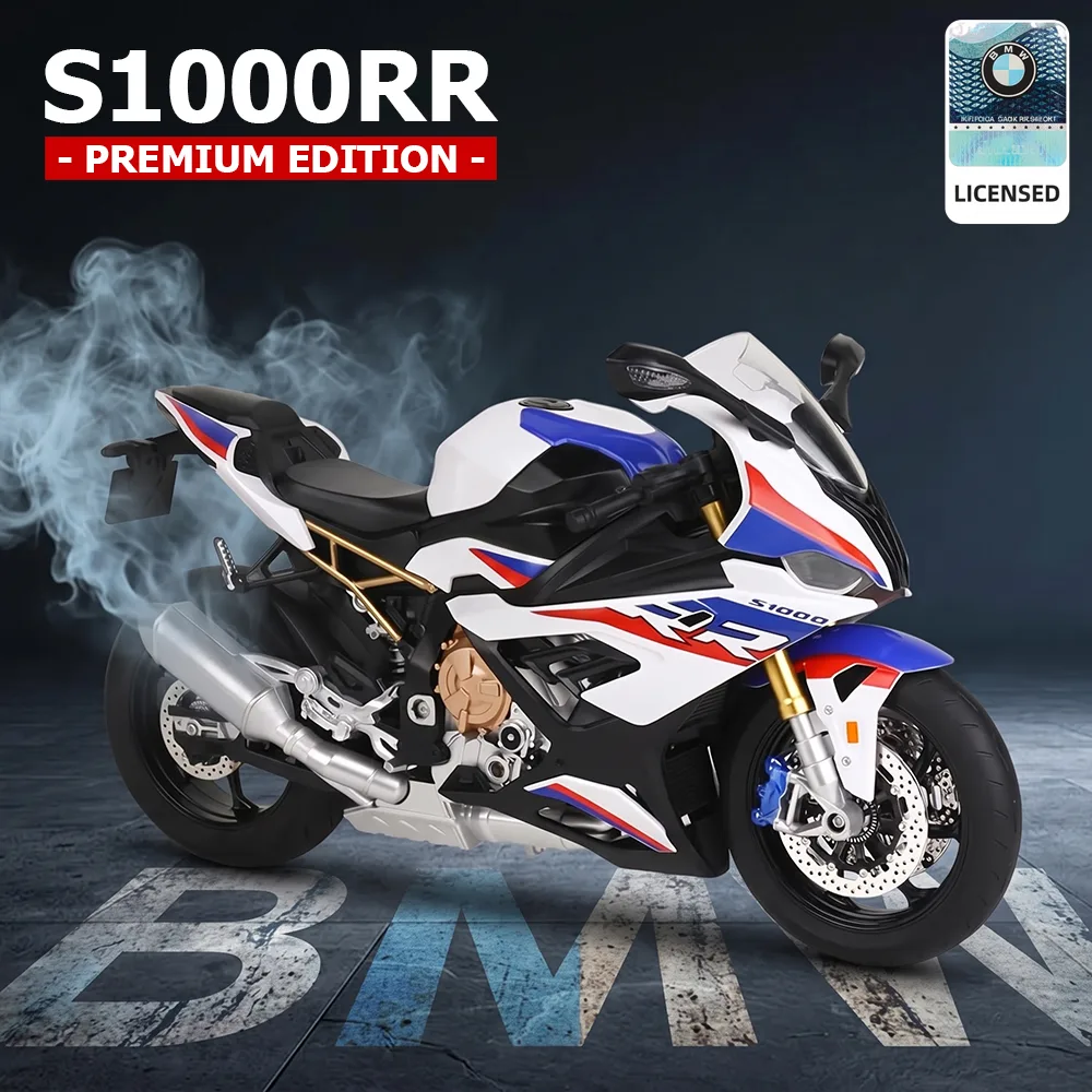 Motorcycle at Scale BMW S1000RR Premium 1-6 Smoke Edition