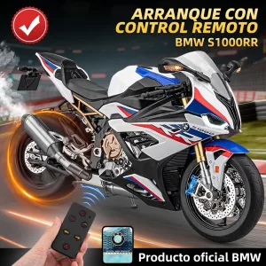 Moto a escala 1:6 BMW S1000RR, producto oficial BMW, con arranque por control remoto
