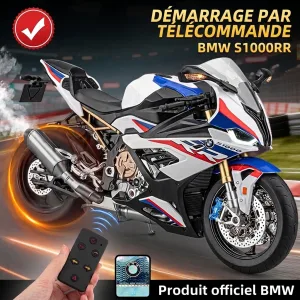 Moto miniature 1:6 BMW S1000RR, produit officiel BMW, démarrage par télécommande