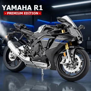 Moto a escala 1:6 Yamaha R1 - Edición Premium Humo MoScale